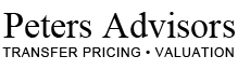 Peters Advisors transfer pricing tax valuation